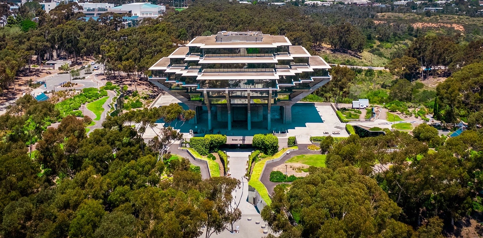 Geisel Library on the UC San Diego campus
